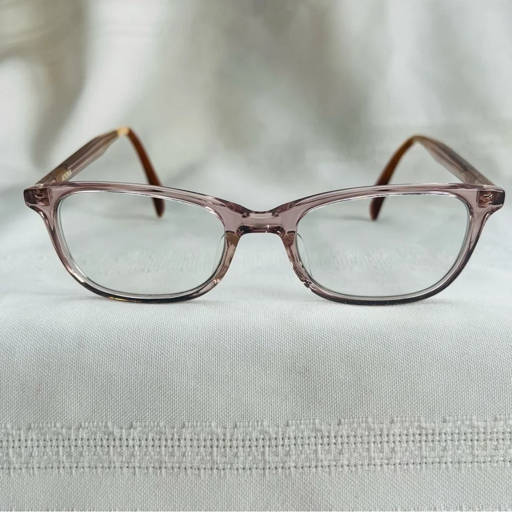 TOMS Eyewear Glasses Frames‎ with Case EUC Pink Blush 50-19-147